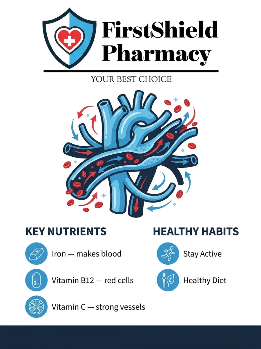 FirstShield guide: nutrients for your blood
