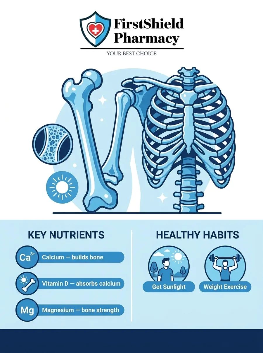 FirstShield guide: nutrients for your bones