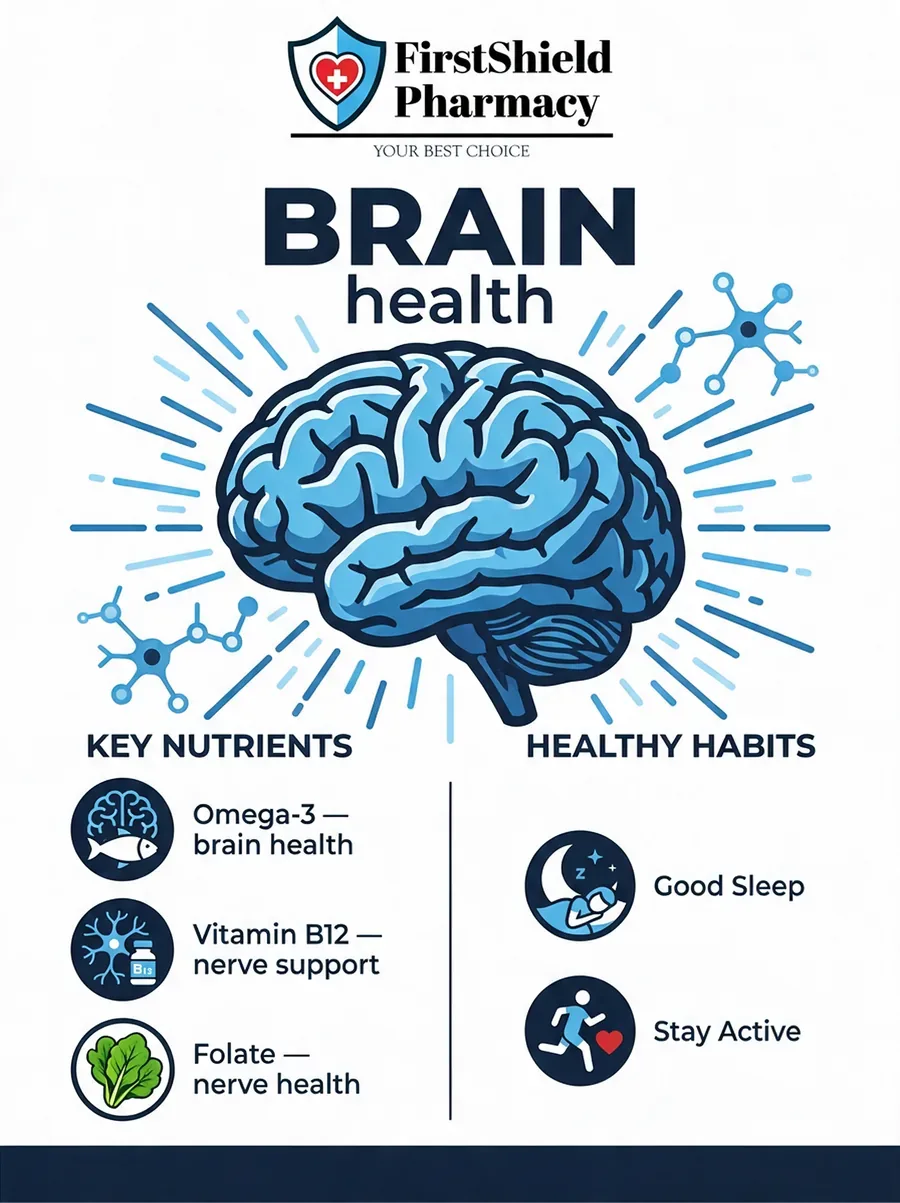 FirstShield guide: nutrients for your brain