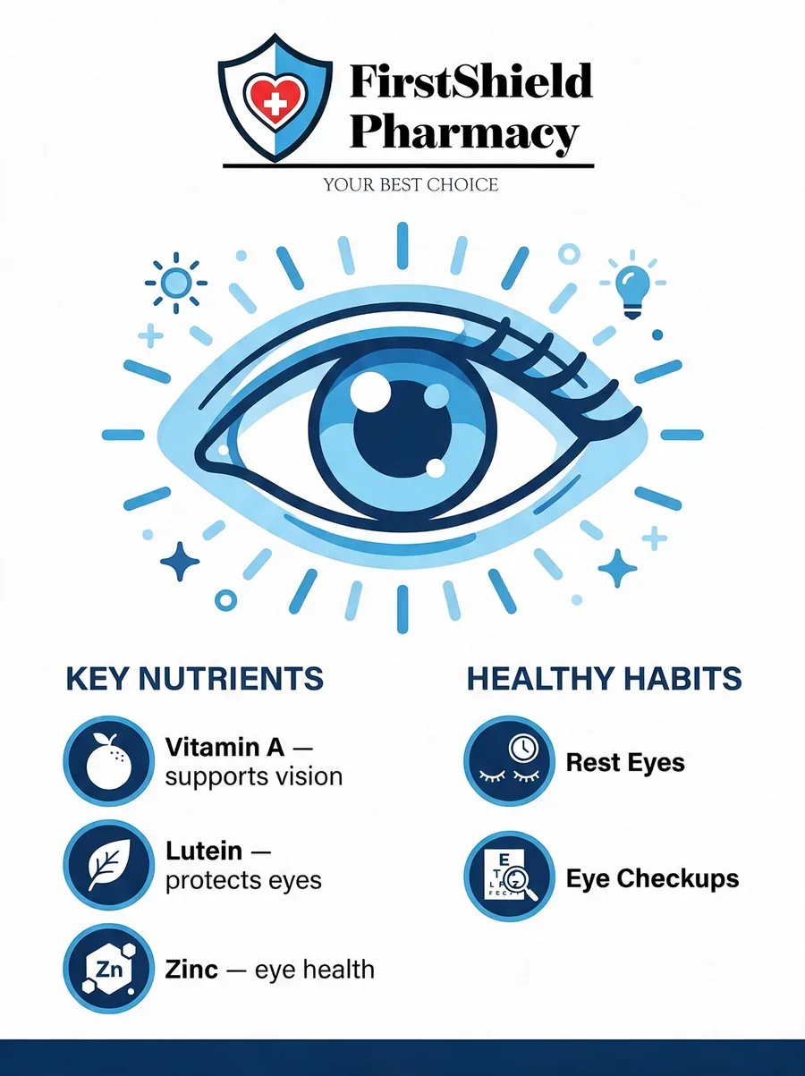 FirstShield guide: nutrients for your eyes
