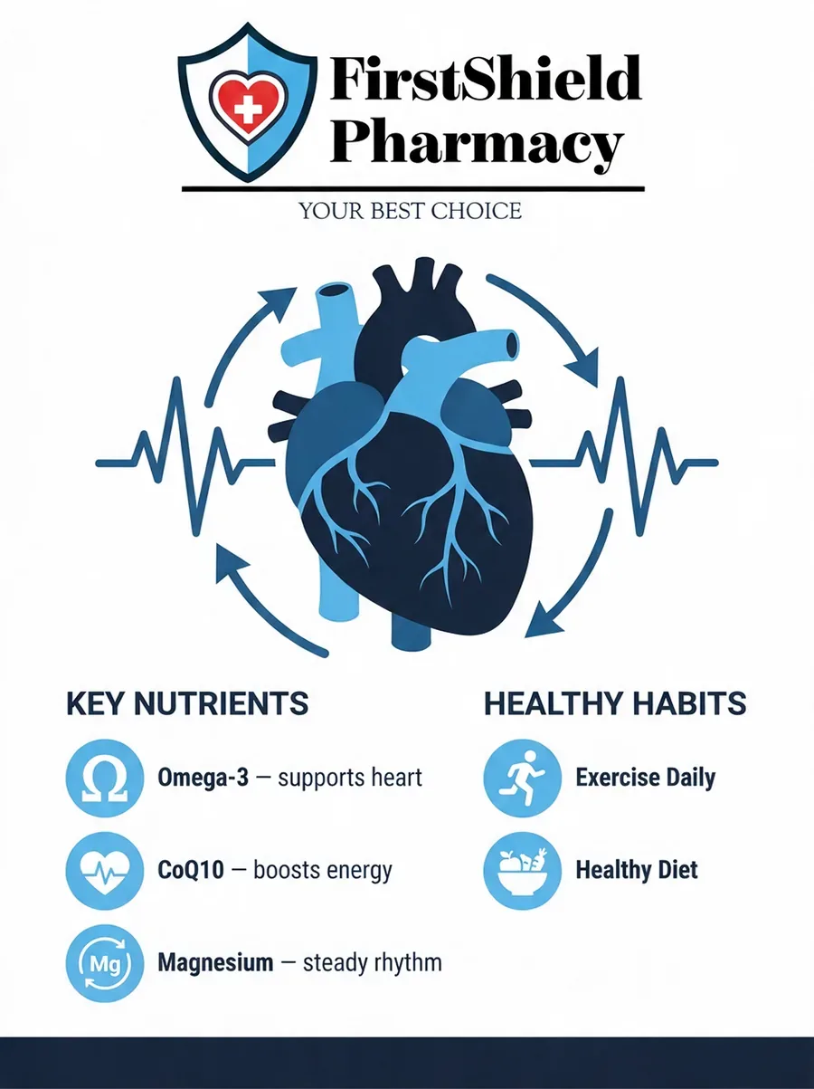 FirstShield guide: nutrients for your heart