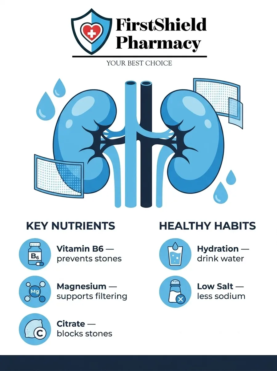 FirstShield guide: nutrients for your kidneys