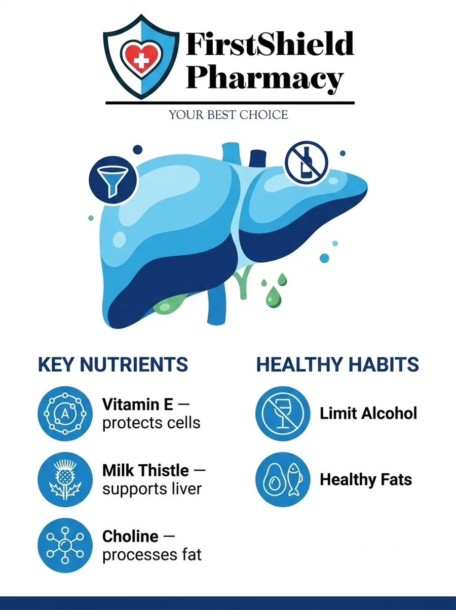 FirstShield guide: nutrients for your liver